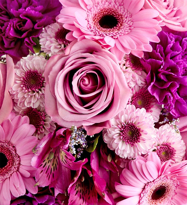 Prom Bouquet and Boutonniere   Purple