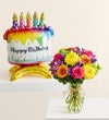 Fields of Europe® Celebration with Birthday Cake Balloon