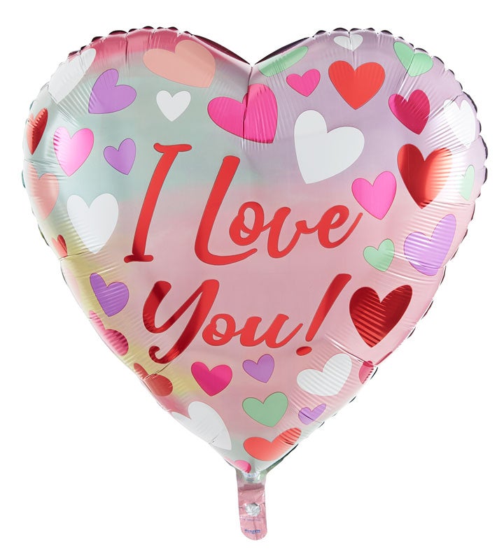 Rose Elegance™ Premium Roses with Jumbo Love Mylar | 1800flowers.com