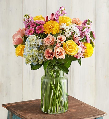 Spring Sunshine Hydrangea Bouquet 