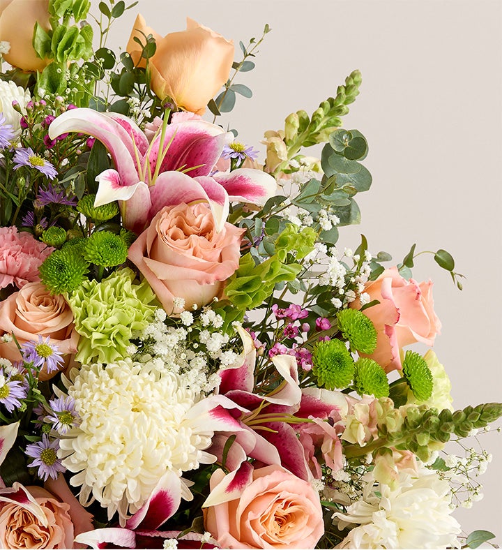 Crescent Cremation Arrangement- Pastel