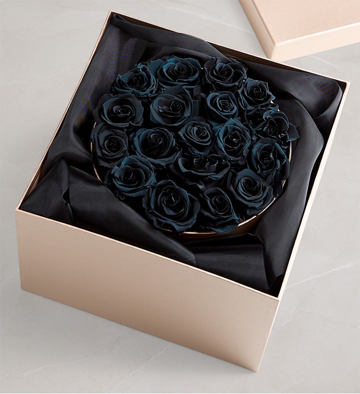 Magnificent Roses® Preserved Black Roses