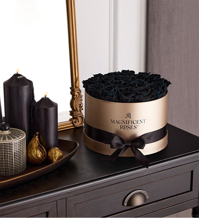 Magnificent Roses® Preserved Black Roses
