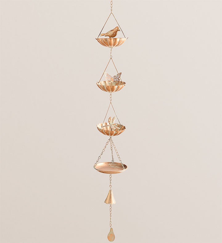 Copper Bird Rain Catcher- 48"