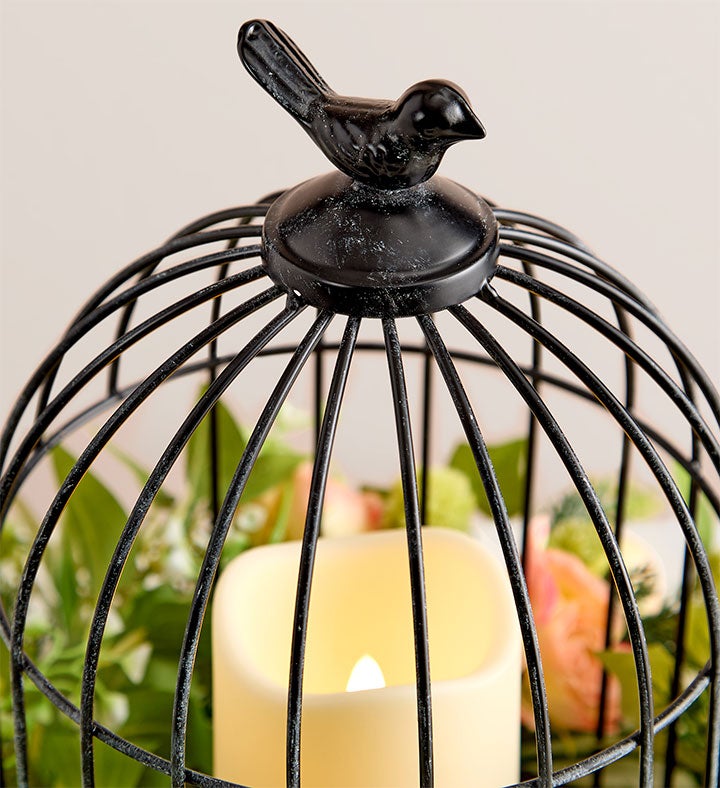 Illuminating Birdcage Centerpiece - 12”