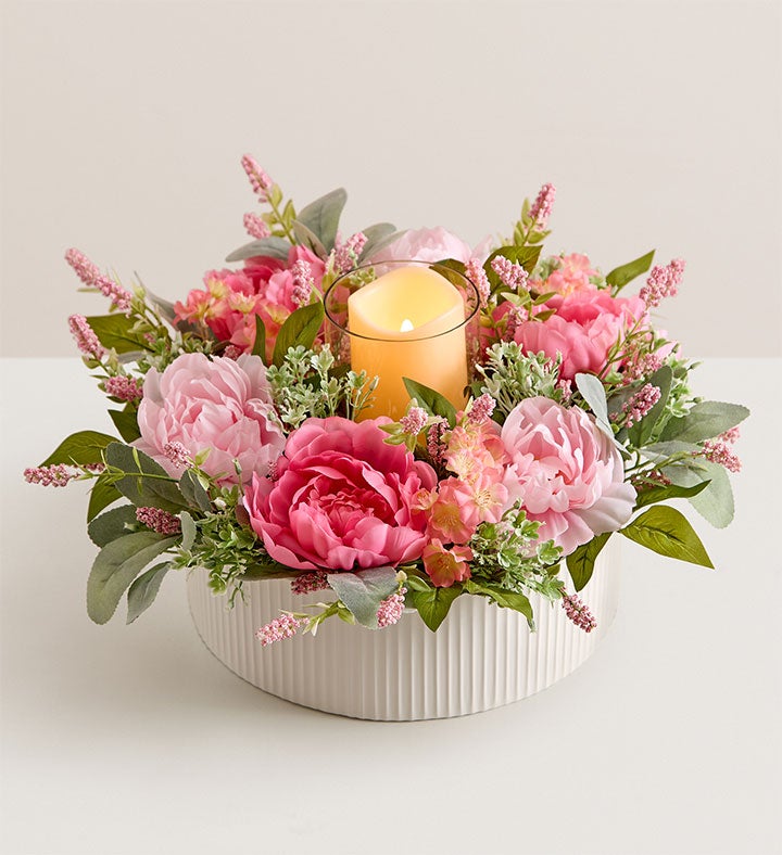 Springs in Bloom Peony Centerpiece
