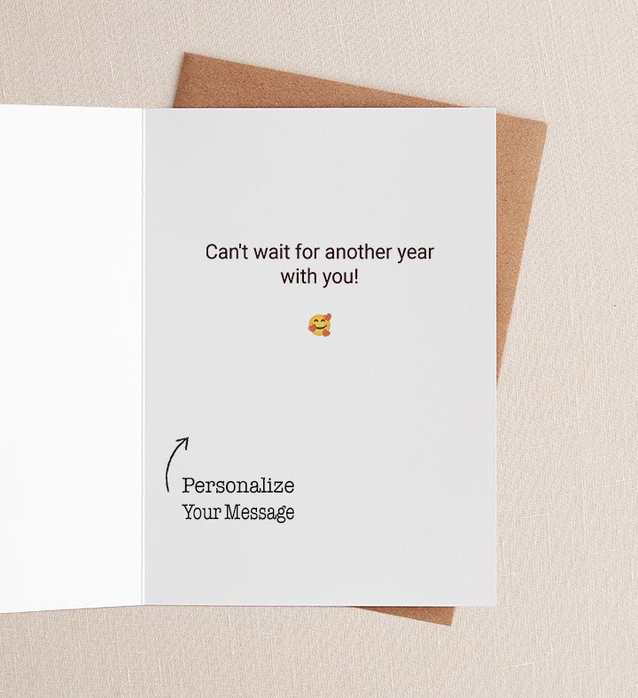 One Year Trial Anniversary Greeting Card