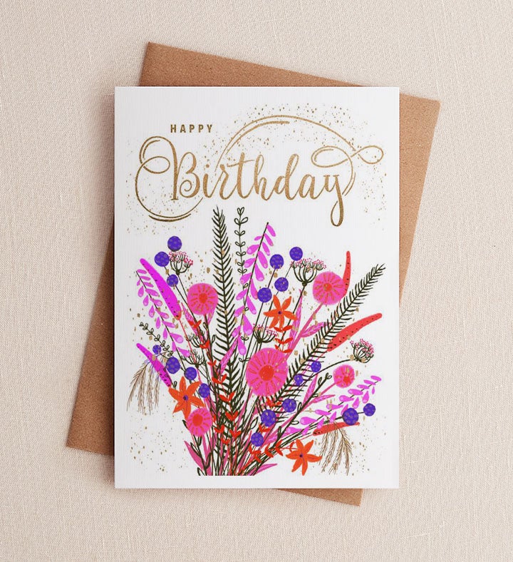 Joyful Birthday Greeting Card