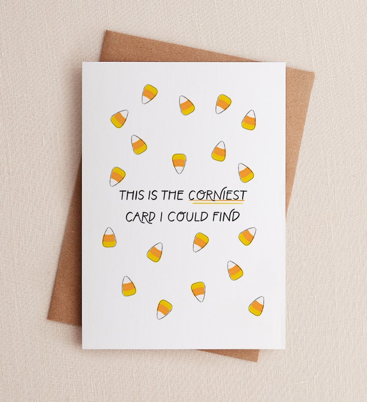 Corniest Halloween Halloween Greeting Card