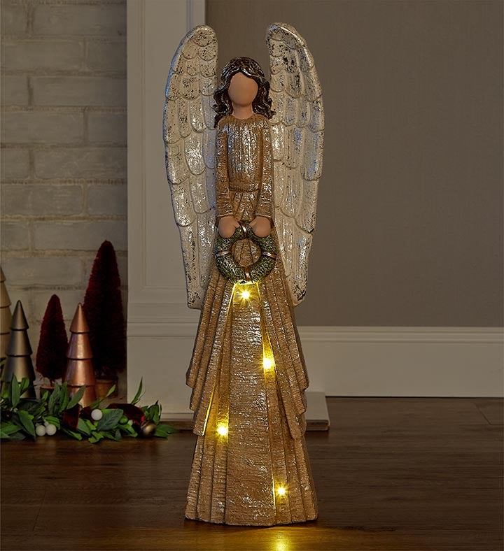 Glistening Holiday Angel- 28”