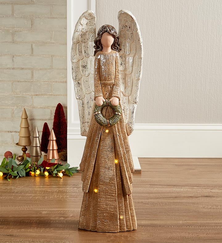Glistening Holiday Angel- 28”