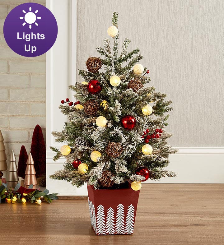 Sparkling Woodland Holiday Tree - 36"