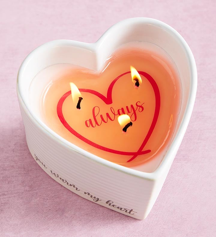 You Warm My Heart Wax Reveal Candle & Matches