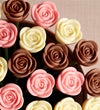 Fleur De Chocolate® Belgian Chocolate Roses – Perfectly Pink