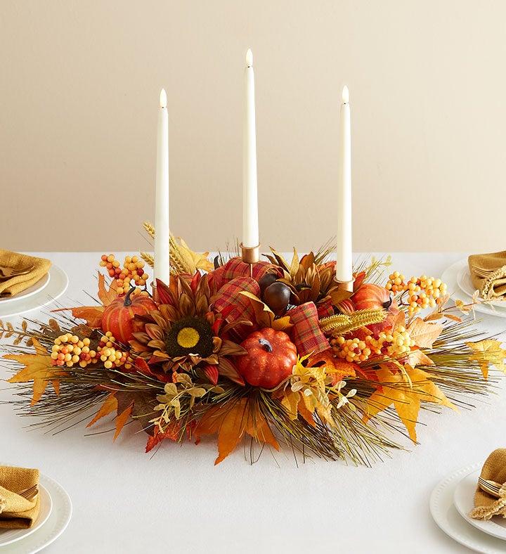 Autumn Foliage Centerpiece