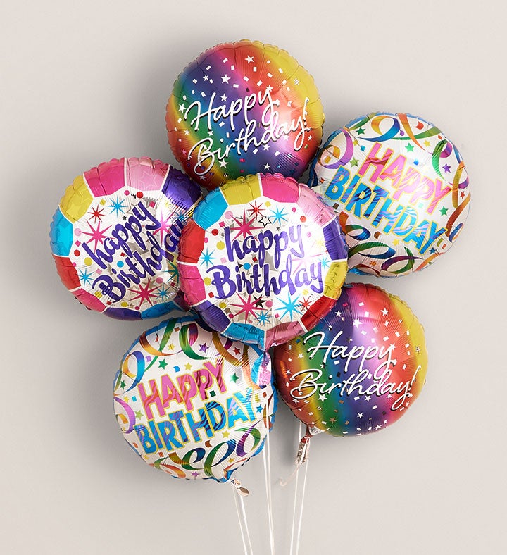 Six Mylar Balloons