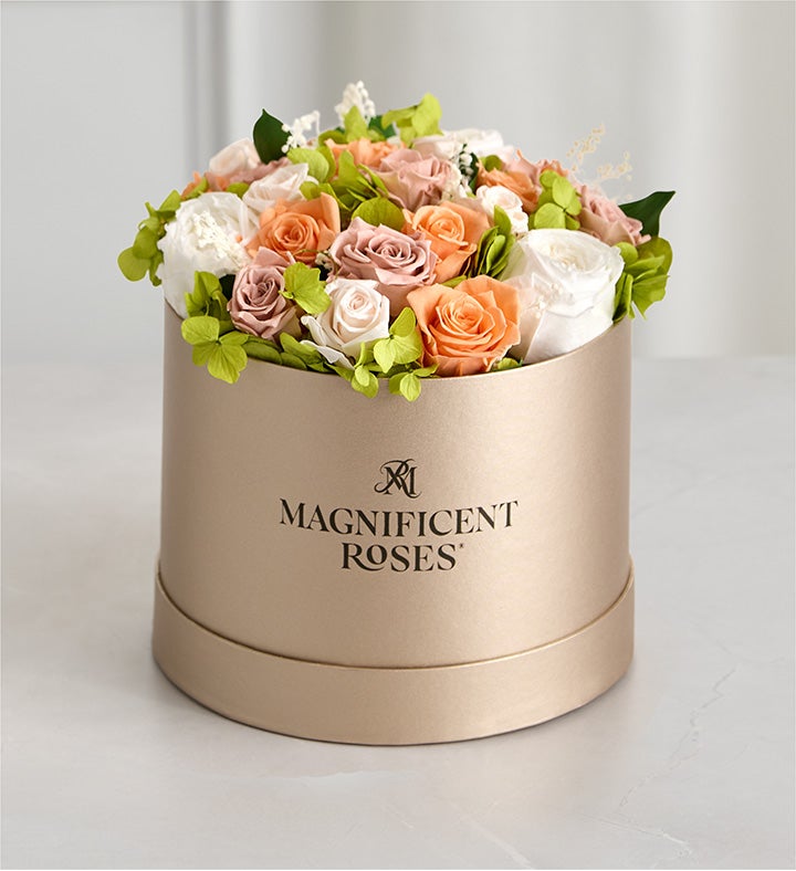 Magnificent Roses ® Preserved Serenity Garden