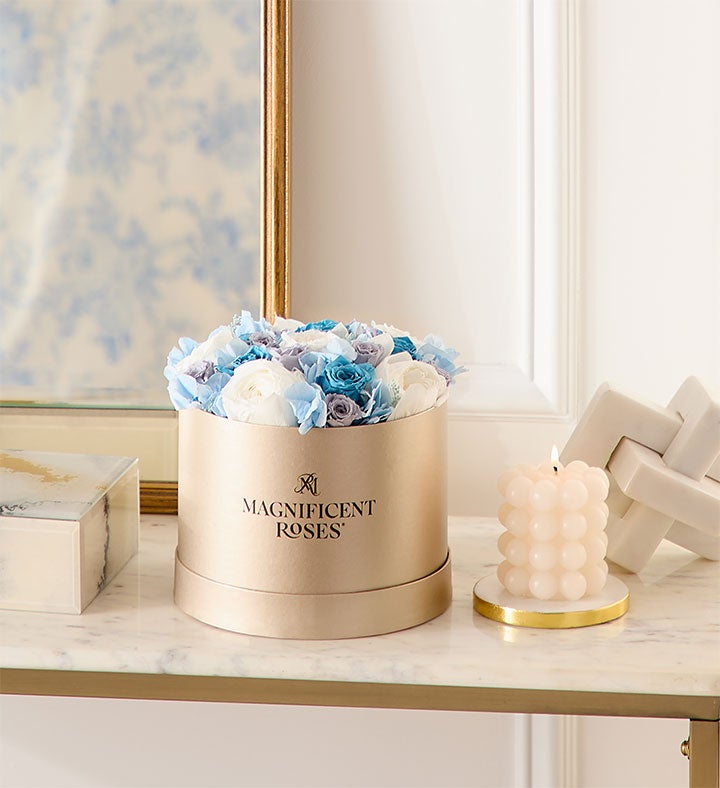 Magnificent Roses® Preserved Coastal Summer | 1800Flowers