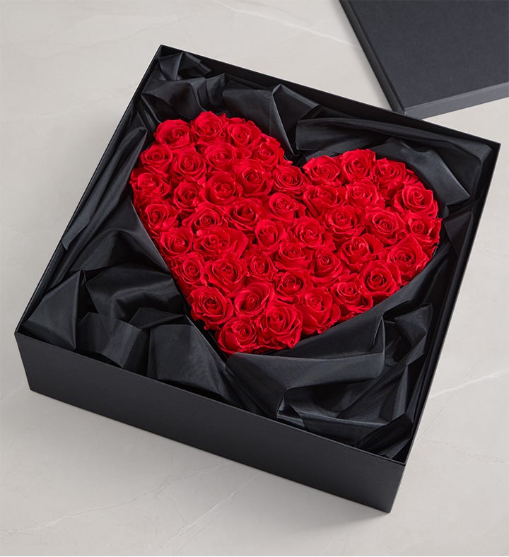 Magnificent Roses® Preserved Luxury Heart
