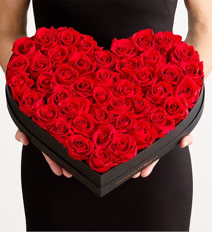 Magnificent Roses® Preserved Luxury Heart