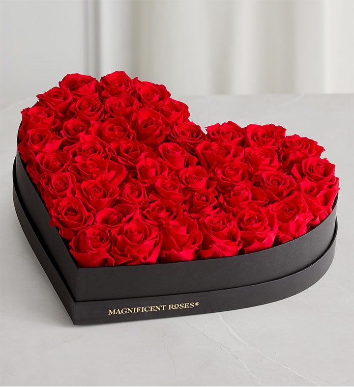 Magnificent Roses® Preserved Luxury Heart