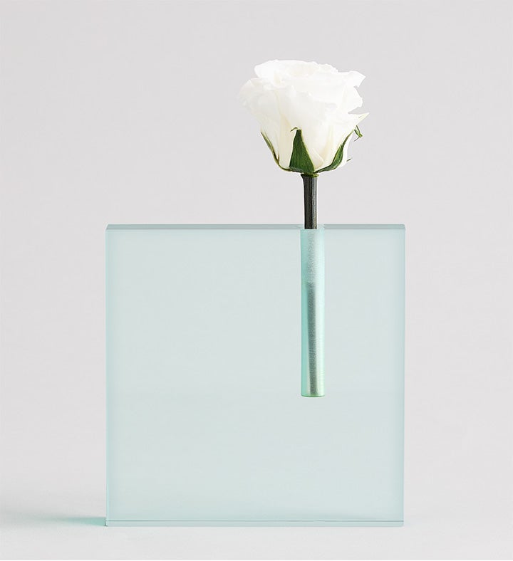 Magnificent Roses® Personalized Bud Vase for Remembrance