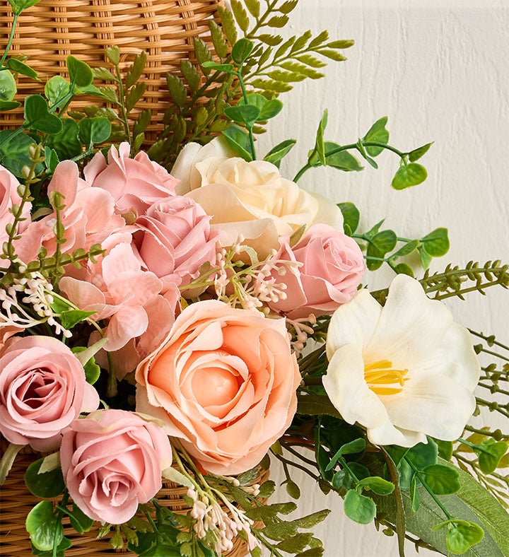 Rose Harmony Door Basket