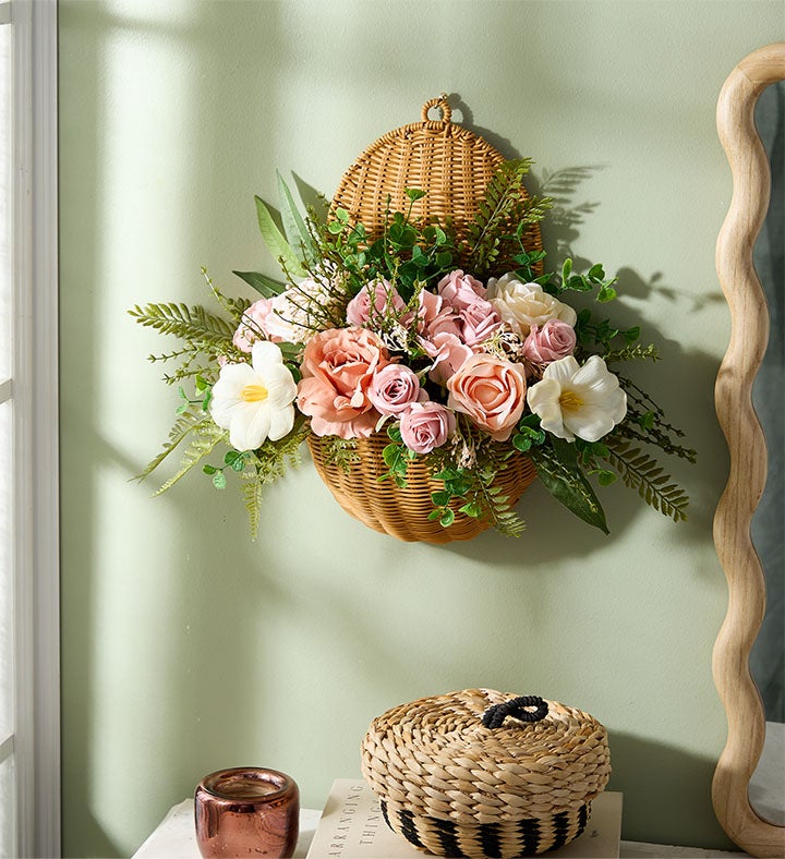 Rose Harmony Door Basket