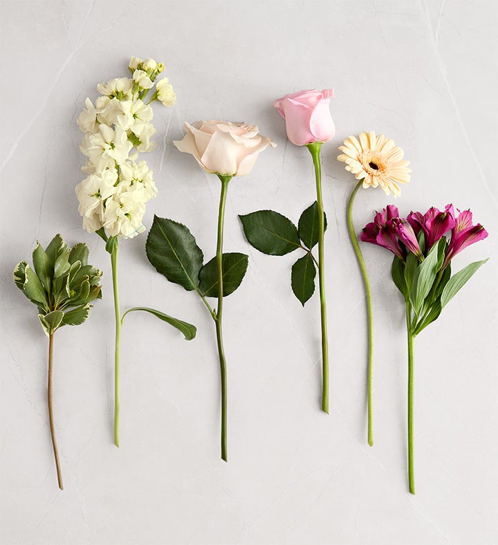 Nature's Charm™ Bouquet | Soft Pink Rose & Daisiy Bouquet