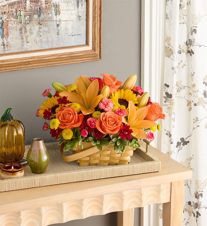 Fields of Europe® for Fall Basket | 1800Flowers