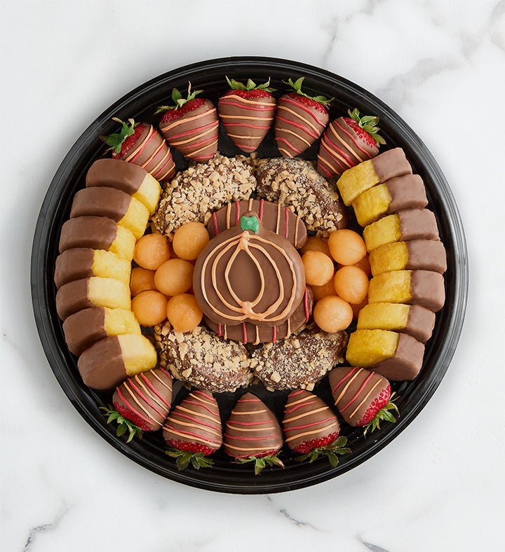 Fall Dipped Fruit Platter