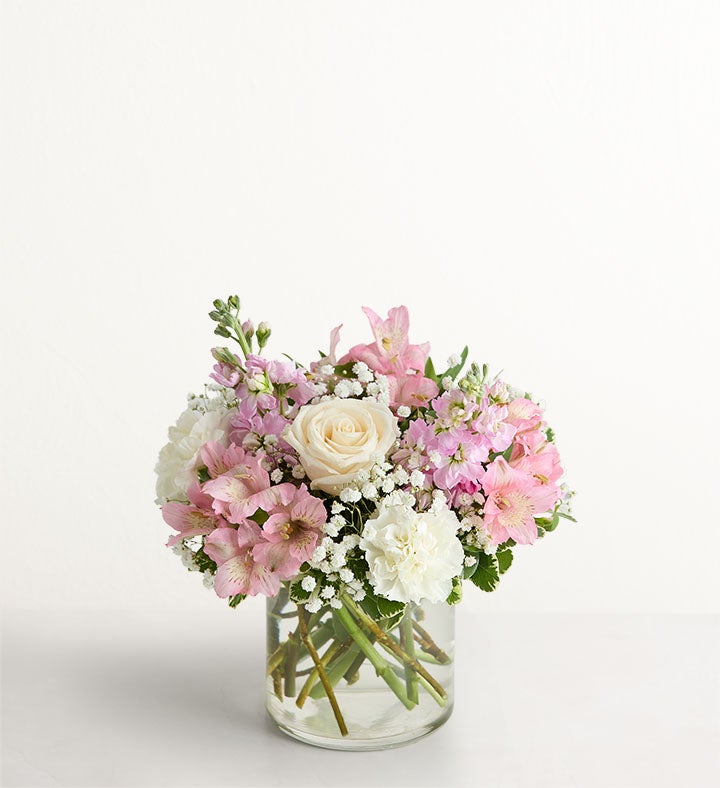 Loving Sentiments™ Pink & White – Small — 1-800-Flowers.com (from