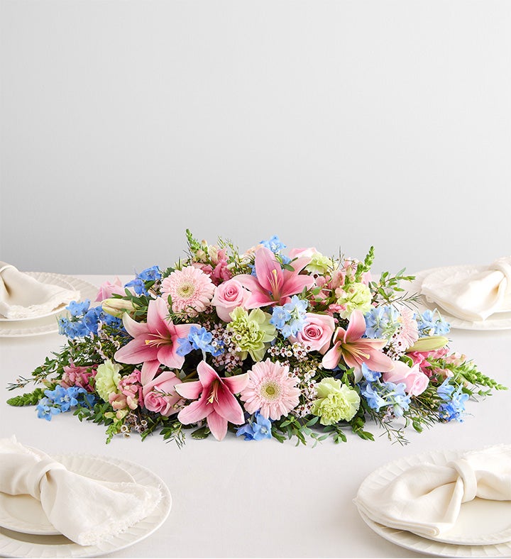 Watercolor Skies™ Delphinium Centerpiece
