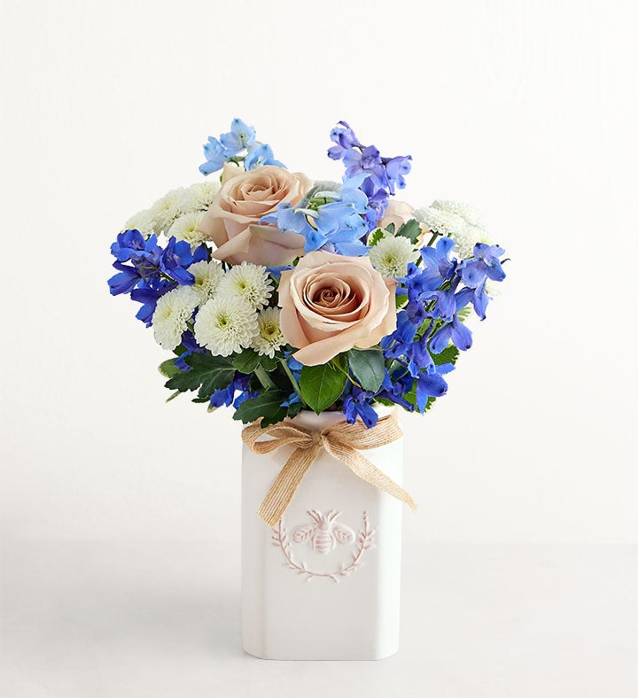 Honey Bee Buzz™ Delphinium Bouquet — 1-800-Flowers.com (from