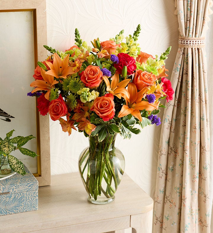 Vibrant Floral Medley™ | Bright Colored Flower Arrangements