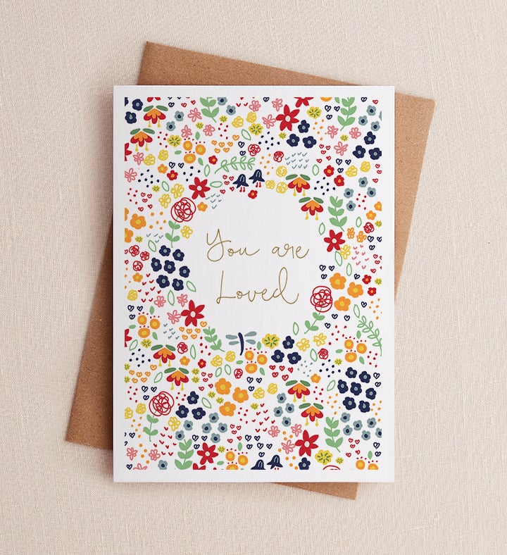 You are Loved Just Because Greeting Card