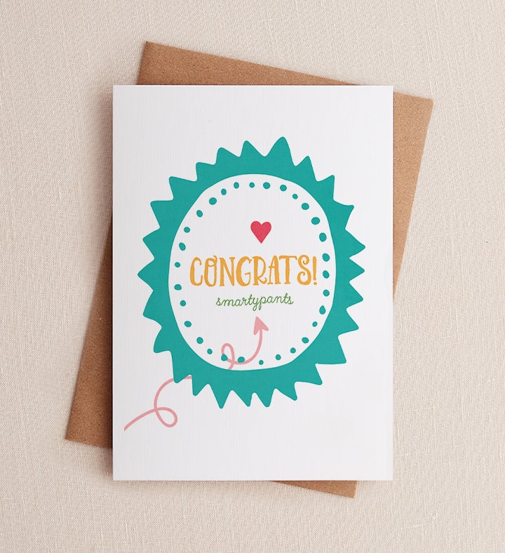 Smarty pants Graduation Greeting Card