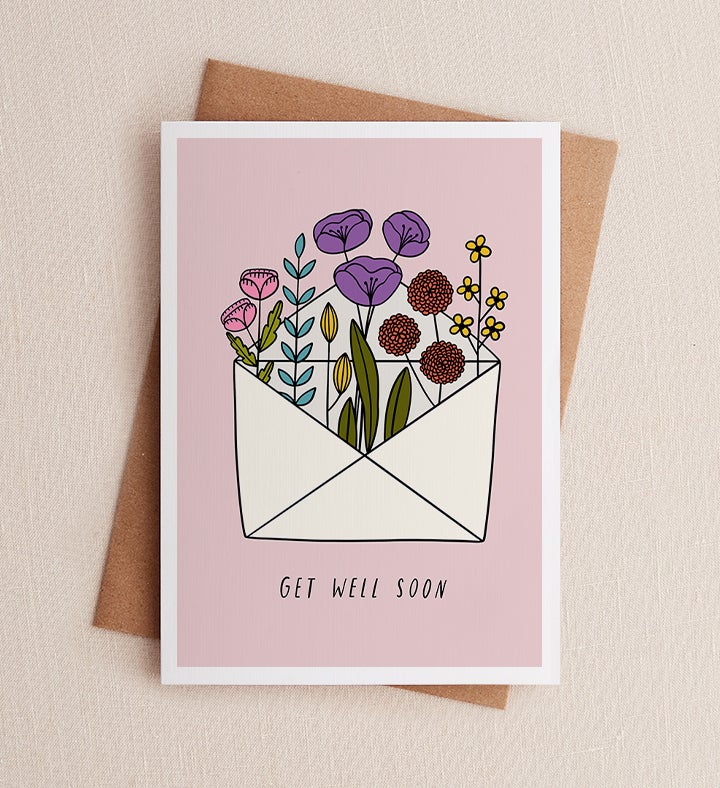 Get Well Soon Get Well Greeting Card