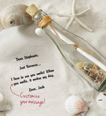 Personalized Message in a Bottle Just Because