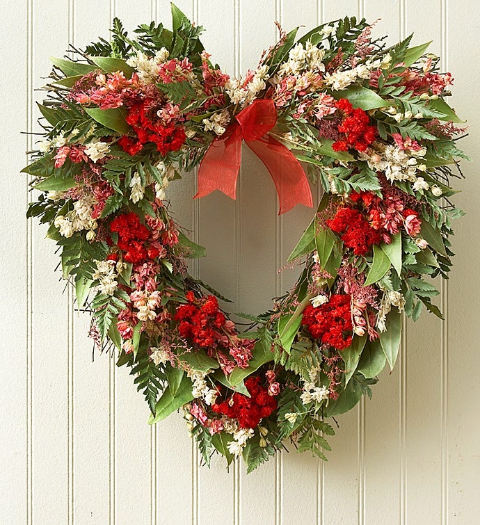 Preserved Sympathy Heart Wreath - 16