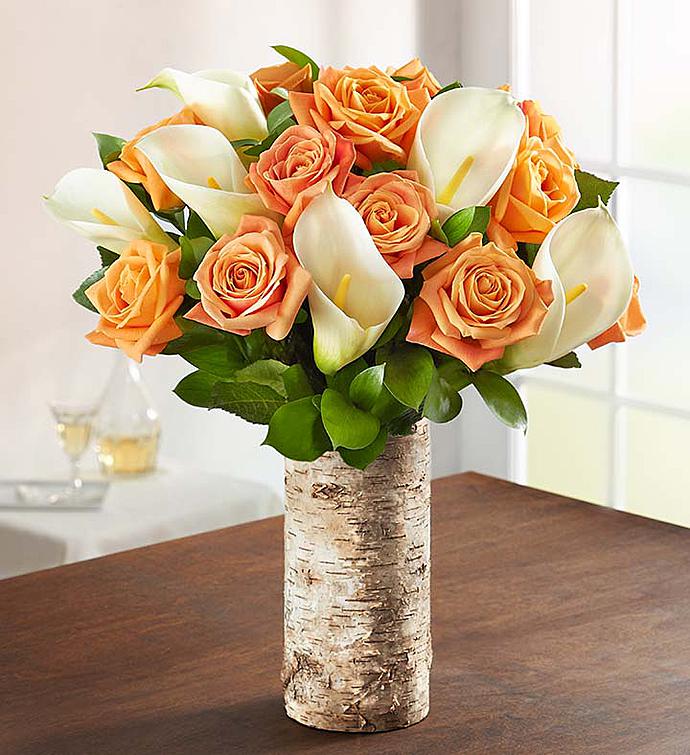 Autumn Rose & Calla Lily Bouquet