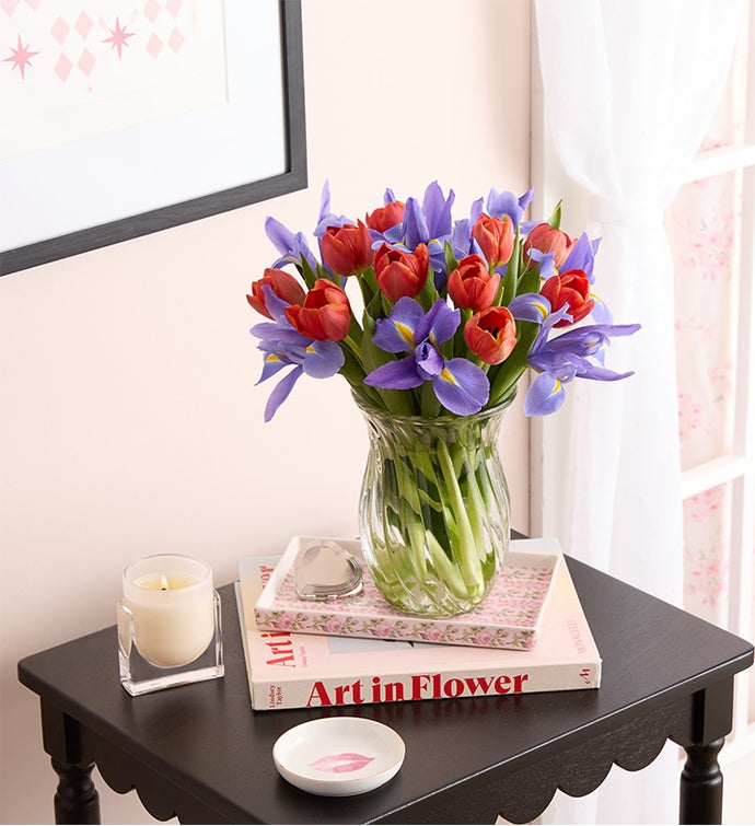 Bunches of Love Tulip & Iris Bouquet