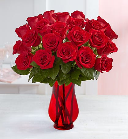 12 Red Roses - Birthday Bundle