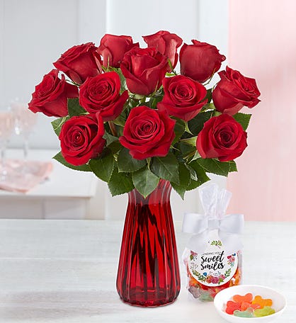 Dozen Roses Bouquet | Dozen Roses Delivered | 1800Flowers