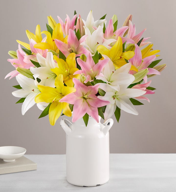 Sweet Spring Lilies: Double Your Bouquet For Free