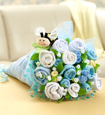 BaBEE Layette Bouquet  Blue or Pink