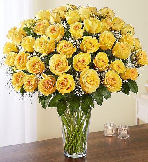Ultimate Elegance™ Long Stem Yellow Roses