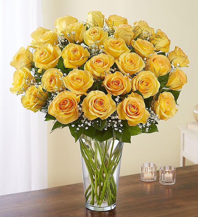 Ultimate Elegance™ Long Stem Yellow Roses 