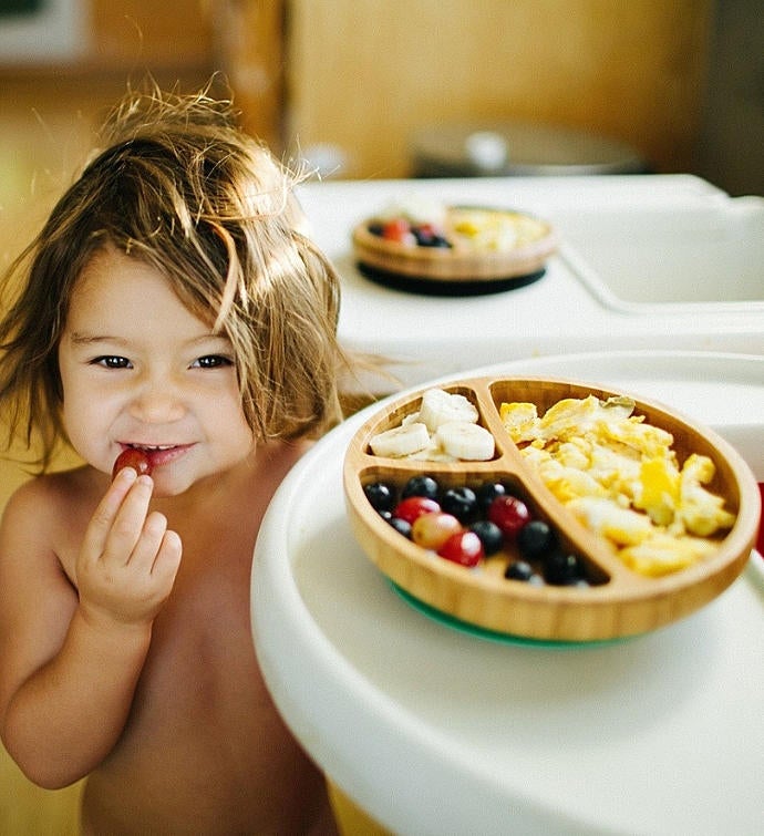 Avanchy Bamboo Toddler Plate