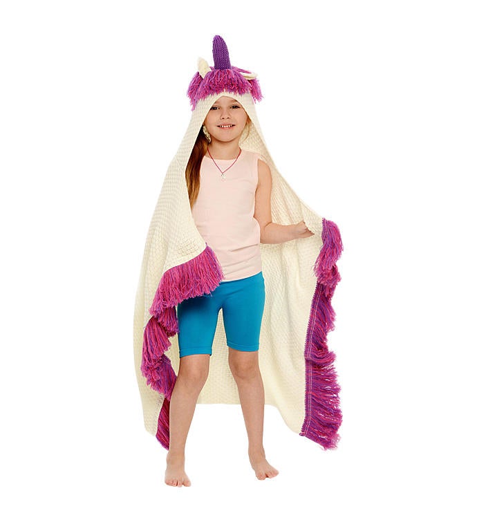 Hooded Unicorn Blanket